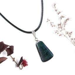 Andamooka Matrix Pendant - Trapezium Shape Pendant | Crystal Factory