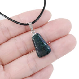 Andamooka Matrix Pendant - Trapezium Shape Pendant | Crystal Factory