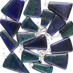 Andamooka Matrix Pendant - Trapezium Shape Pendant | Crystal Factory
