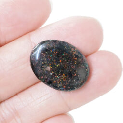 Andamooka Rainbow Matrix Cabochon Stone B841 | Crystal Factory