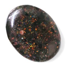 Andamooka Rainbow Matrix Cabochon Stone B841 | Crystal Factory