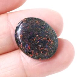 Andamooka Rainbow Matrix Cabochon Stone B843 | Crystal Factory
