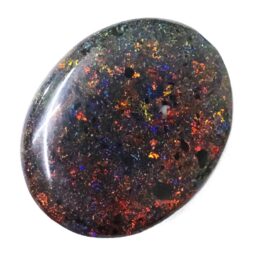 Andamooka Rainbow Matrix Cabochon Stone B843 | Crystal Factory