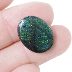 Andamooka Rainbow Matrix Cabochon Stone B850 | Crystal Factory
