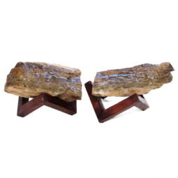 Boulder Opal Roughs Pair 2 Pieces L561 | Crystal Factory