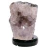 Amethyst Lamp on Marble Base - Purple LED Bulb J2212 | Crystal Factory