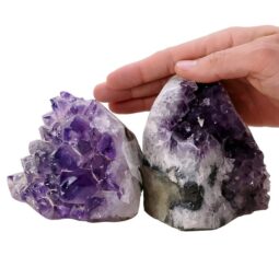 1.9kg Amethyst Polished Crystal Geode Specimen Set 2 Pieces L551 5 Amethyst Polished Crystal Geode Specimen Set 2 Pieces L551 | Crystal Factory