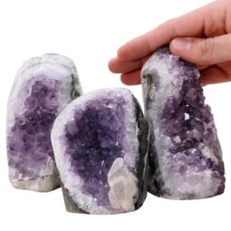 1.9kg Amethyst Polished Crystal Geode Specimen Set 3 Pieces L560 5 Amethyst Polished Crystal Geode Specimen Set 3 Pieces L560 | Crystal Factory