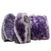 1.8kg Amethyst Polished Crystal Geode Specimen Set 3 Pieces L565 1 Amethyst Polished Crystal Geode Specimen Set 3 Pieces L565 | Crystal Factory
