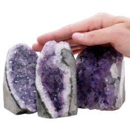 1.8kg Amethyst Polished Crystal Geode Specimen Set 3 Pieces L565 5 Amethyst Polished Crystal Geode Specimen Set 3 Pieces L565 | Crystal Factory