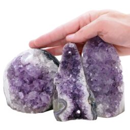 2kg Amethyst Polished Crystal Geode Specimen Set 3 Pieces L567 5 Amethyst Polished Crystal Geode Specimen Set 3 Pieces L567 | Crystal Factory