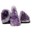 Amethyst Polished Crystal Geode Specimen Set 3 Pieces L568 | Crystal Factory