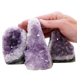 1.9kg Amethyst Polished Crystal Geode Specimen Set 3 Pieces L568 5 Amethyst Polished Crystal Geode Specimen Set 3 Pieces L568 | Crystal Factory