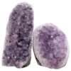 1.8kg Amethyst Polished Crystal Geode Specimen Set 2 Pieces L576 2 Amethyst Polished Crystal Geode Specimen Set 2 Pieces L576 | Crystal Factory
