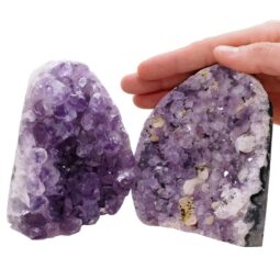 2kg Amethyst Polished Crystal Geode Specimen Set 2 Pieces L578 5 Amethyst Polished Crystal Geode Specimen Set 2 Pieces L578 | Crystal Factory