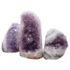 1.8kg Amethyst Polished Crystal Geode Specimen Set 3 Pieces L584 1 Amethyst Polished Crystal Geode Specimen Set 3 Pieces L584 | Crystal Factory