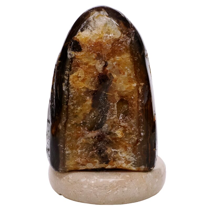 4kg Crystal Quartz River Agate Lamp - White LED Bulb N2393 3 Crystal Quartz River Agate Lamp - White LED Bulb N2393 | Crystal Factory
