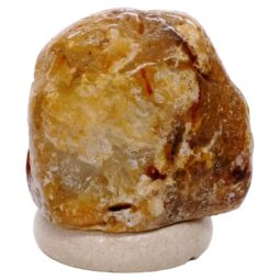 Crystal Quartz River Agate Lamp - White LED Bulb N2395 | Crystal Factory
