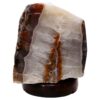 Crystal Quartz River Agate Lamp - White LED Bulb N2397 | Crystal Factory