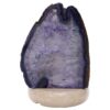 3.1kg Purple Agate Crystal Lamp with Marble Base - Puple LED - N2411 2 Purple Agate Crystal Lamp with Marble Base - Puple LED - N2411 | Crystal Factory
