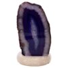 3.4kg Purple Agate Crystal Lamp with Marble Base - Puple LED - N2412 2 Purple Agate Crystal Lamp with Marble Base - Puple LED - N2412 | Crystal Factory