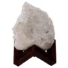 Natural Clear Quartz Specimen on Timber Stand 8cm R635 | Crystal Factory