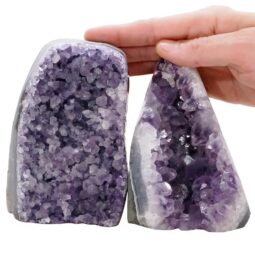 2kg Amethyst Polished Crystal Geode Specimen Set 2 Pieces R651 5 Amethyst Polished Crystal Geode Specimen Set 2 Pieces R651 | Crystal Factory