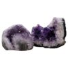 Amethyst Polished Crystal Geode Specimen Set 2 Pieces R655 | Crystal Factory