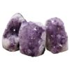 Amethyst Polished Crystal Geode Specimen Set 3 Pieces R659 | Crystal Factory