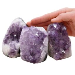 1.9kg Amethyst Polished Crystal Geode Specimen Set 3 Pieces R659 5 Amethyst Polished Crystal Geode Specimen Set 3 Pieces R659 | Crystal Factory