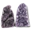 Amethyst Polished Crystal Geode Specimen Set 2 Pieces R664 | Crystal Factory
