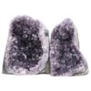 Amethyst Polished Crystal Geode Specimen Set 2 Pieces R665 | Crystal Factory