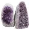 Amethyst Polished Crystal Geode Specimen Set 2 Pieces R666 | Crystal Factory