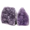 Amethyst Polished Crystal Geode Specimen Set 2 Pieces R669 | Crystal Factory