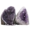 Amethyst Polished Crystal Geode Specimen Set 2 Pieces R670 | Crystal Factory