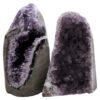 Amethyst Polished Crystal Geode Specimen Set 2 Pieces R674 | Crystal Factory