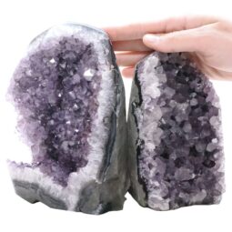 4.3kg Amethyst Polished Crystal Geode Specimen Set 2 Pieces R675 5 Amethyst Polished Crystal Geode Specimen Set 2 Pieces R675 | Crystal Factory