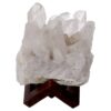 Natural Clear Quartz Specimen on Timber Stand 8cm S1629 | Crystal Factory