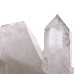 Natural Clear Quartz Specimen on Timber Stand 12cm S1639 | Crystal Factory