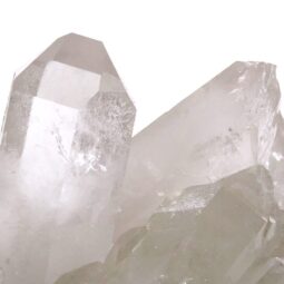 Natural Clear Quartz Specimen on Timber Stand 12cm S1639 | Crystal Factory