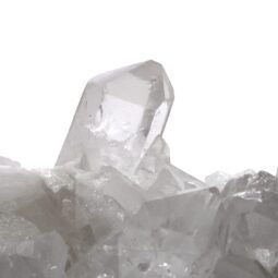 Natural Clear Quartz Specimen on Timber Stand 12cm S1640 | Crystal Factory