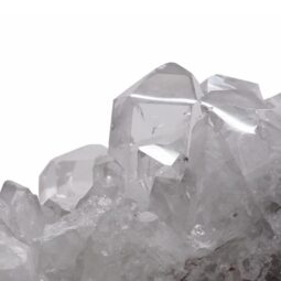 Natural Clear Quartz Specimen on Timber Stand 12cm S1640 | Crystal Factory