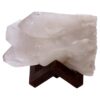Natural Clear Quartz Specimen on Timber Stand 12cm S1641 | Crystal Factory