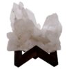Natural Clear Quartz Specimen on Timber Stand 8cm S1643 | Crystal Factory