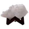 Natural Clear Quartz Specimen on Timber Stand 12cm S1644 | Crystal Factory