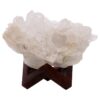 Natural Clear Quartz Specimen on Timber Stand 8cm S1646 | Crystal Factory
