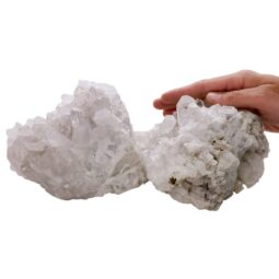 Natural Clear Quartz Specimen Pair S1649 | Crystal Factory