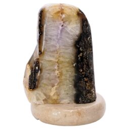 Crystal Quartz River Agate Lamp - White LED Bulb S1653 | Crystal Factory