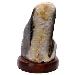 Crystal Quartz River Agate Lamp - White LED Bulb S1654 | Crystal Factory