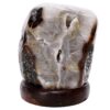 Crystal Quartz River Agate Lamp - White LED Bulb S1655 | Crystal Factory